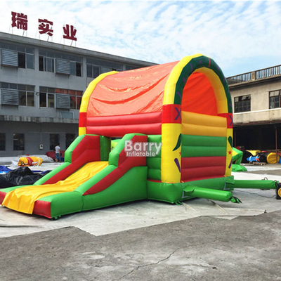 Casa de salto inflável do leão-de-chácara das crianças da categoria comercial do castelo do tema animal