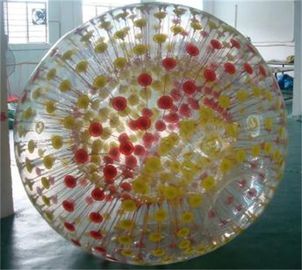 A jarda inflável do futebol brinca entretenimento do esporte da bola de Zorb do ser humano da terra do PVC/TPU de 0.65-0.9mm