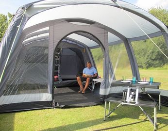 Prova de acampamento da água da barraca inflável portátil enorme do ar com o ventilador do CE/UL