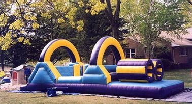 Curso de obstáculo Bouncy inflável colorido Eco do quintal - amigável