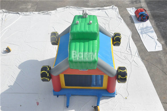 Arrendamento de salto do castelo do projeto inflável exterior comercial do carro da casa do leão-de-chácara