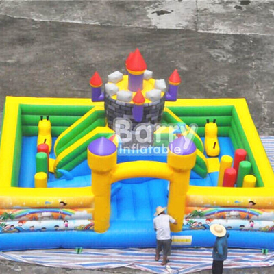 Castelo Bouncy inflável do tema animal com a casa do salto da criança da corrediça 5*5*3m