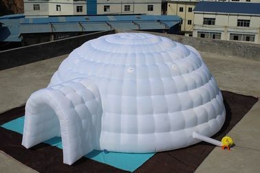 Barraca inflável da dupla camada, barraca de acampamento inflável impermeável do PVC para exterior