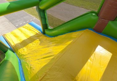 Curso de obstáculo inflável enorme corrido menino personalizado da vaca para adolescentes