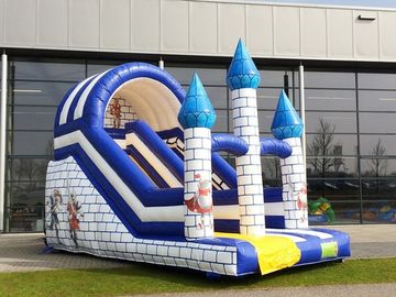 Corrediça inflável comercial da única pista pequena com tema do castelo para o parque de diversões