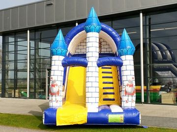 Corrediça inflável comercial da única pista pequena com tema do castelo para o parque de diversões