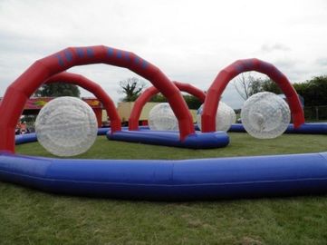 Rampa inflável soldada da raça de bola de Zorb dos brinquedos infláveis exteriores engraçados