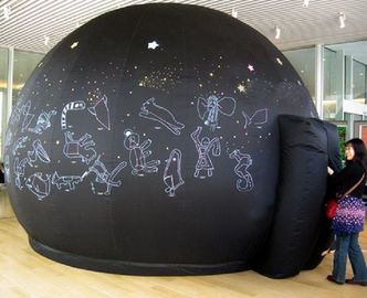 Barraca inflável astronômica surpreendente/abóbada portátil do planetário para a projeção de Digitas