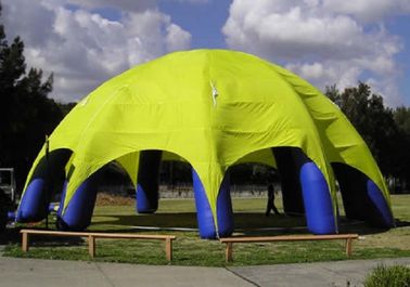 Barraca inflável personalizada de Inflatble da abóbada da barraca da aranha 10m com 6 pés