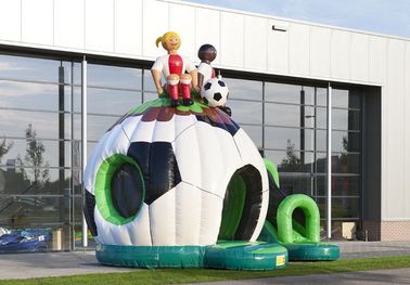 Do leão-de-chácara inflável do ar do leão-de-chácara da ligação em ponte do quintal do futebol do divertimento trampolim inflável