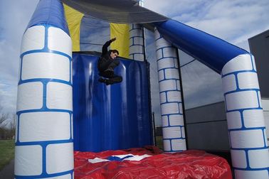 Curso de obstáculo durável inflável gigante mega da criança do curso de obstáculo