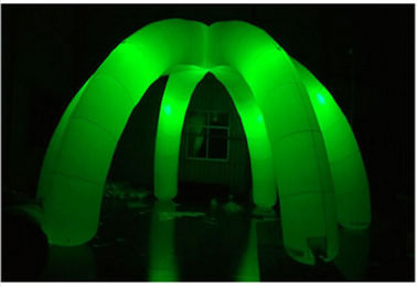 Arco inflável da decoração do clube atrativo com luz em mudança do diodo emissor de luz