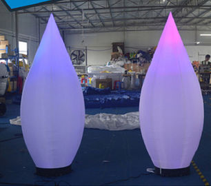 Os produtos infláveis engraçados da propaganda 10ft conduziram o feltro de lubrificação da vela da cor para a festa de anos