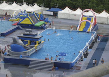 Parque de diversões da corrediça de água do verão acima do uso do equipamento do campo de jogos da associação do metal da terra