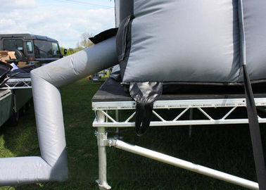 Barraca inflável personalizada do evento do preto inflável gigante da tampa da fase grande