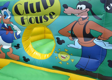 casa e corrediça combinados infláveis do salto da festa de anos de 12ft x de 18ft Mickey Mouse