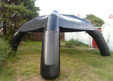 A barraca inflável da cabine da barraca da aranha do grande abrigo do carro do Pvc personalizou 4 pés
