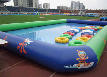 O ar bonito da impressão do logotipo selou a piscina para associações da criança/nadada das crianças para o divertimento