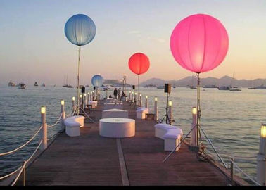 Colora a grande luz em mudança do balão, ilumine acima produtos da propaganda do balão para o evento