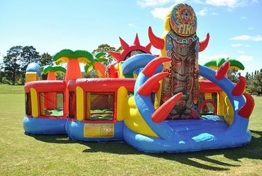 O castelo Bouncy exterior de Inflatables, jogo de partido inflável brinca a mini ligação em ponte inflável das crianças