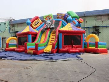 O castelo Bouncy exterior de Inflatables, jogo de partido inflável brinca a mini ligação em ponte inflável das crianças