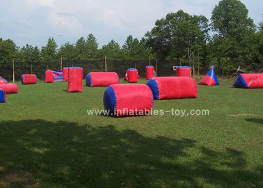 Bola inflável da pintura do campo do Airball da cor vermelha dos jogos dos esportes do tamanho feito sob encomenda para crianças