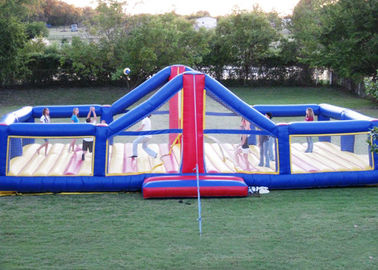 Corte de voleibol inflável da casa do salto dos jogos 0.9mm dos esportes do parque de diversões
