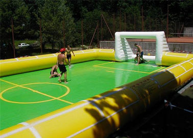 Campo de jogos inflável do futebol do esporte, campo de futebol inflável, equipamento de campo do futebol