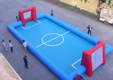 Campo de futebol exterior de 12 x de 2 x de 6m/passo de futebol infláveis com bomba de ar