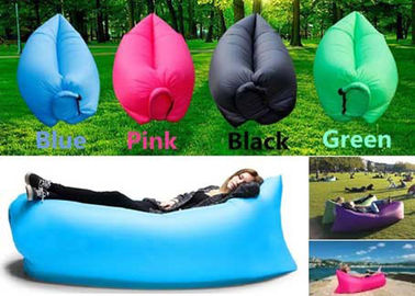 Saco-cama preguiçoso inflável de acampamento de Laybag do saco do Portable com nylon ou material do PVC