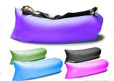 Saco-cama preguiçoso inflável de acampamento de Laybag do saco do Portable com nylon ou material do PVC