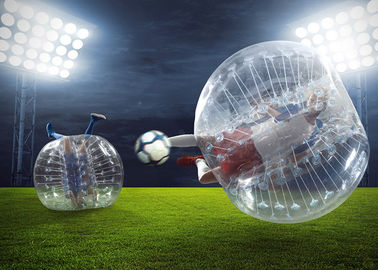 diâmetro TPU de 1.2m/bolha do PVC futebol, futebol inflável exterior da bolha dos brinquedos 0.8mm