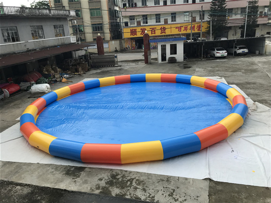 PVC feito-à-medida de 0.9mm cores infláveis da mistura da piscina