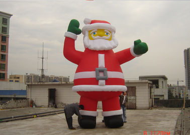 Customzied 6M Ssanta inflável Claus, balão de ar do PVC Papai Noel para anunciar