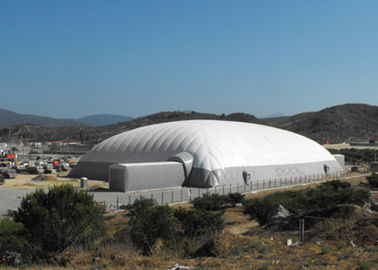 Estrutura de construção branca do ar da barraca inflável gigante super durável para o jogo do tênis