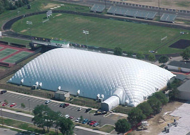 Construção inflável da estrutura do ar da forma redonda do circo para a exposição de Temportary