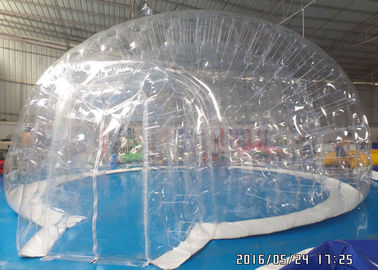 Barraca de acampamento inflável exterior da barraca clara transparente comercial da bolha com salas