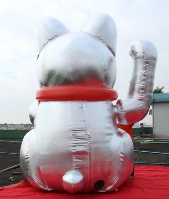Produtos de publicidade infláveis ​​de PVC com 6 m de altura Fortune Cat Desenhos Animados Personalizados