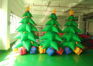Dos produtos infláveis da propaganda do PVC boneco de neve/árvores infláveis do Natal
