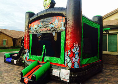 Encerado inflável do PVC do leão-de-chácara das decorações exteriores de Dia das Bruxas para o campo de jogos das crianças