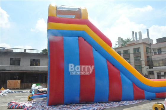 Brinquedos infláveis ​​para crianças escorregador inflável de pista dupla de PVC de 0,55 mm para playground