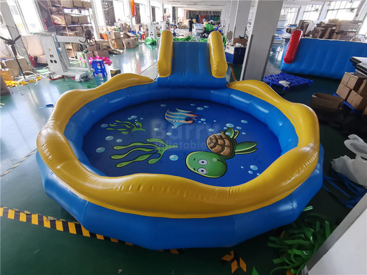 Piscina inflável de pvc para bebês com toboágua para esportes aquáticos para crianças