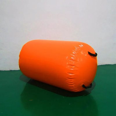 Barril de ar inflável feito à mão para treinamento de ginástica para crianças