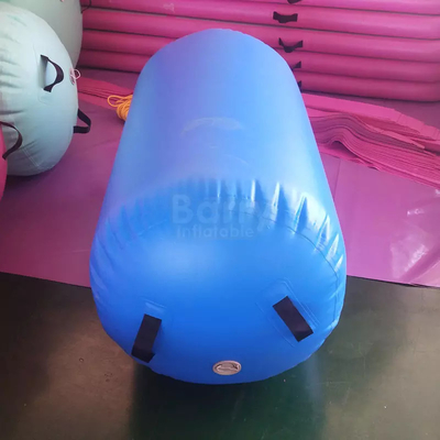 Esteira de barril inflável OEM para pista de ar de ginástica inflável rolo de pista de ar de equilíbrio quente