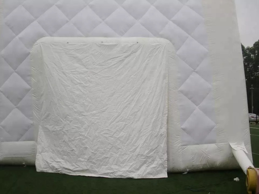 Cubo de barraca inflável de PVC de 0,55 mm para grandes eventos cor branca