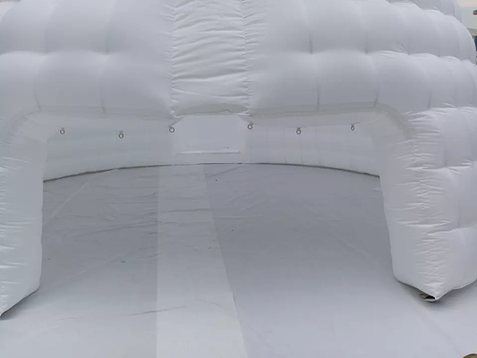 Barraca inflável branca personalizada para eventos com cúpula grande iglu inflável para festas