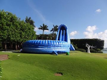 Grandes corrediças de água infláveis maciças altas do ciclone 32ft para o parque de diversões grande ou o evento