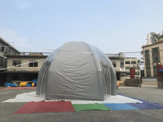 Evento que anuncia a barraca inflável de acampamento selada ar do ar da aranha da exposição da barraca