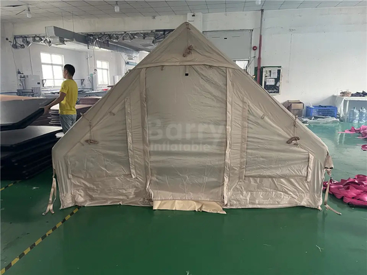 Barraca móvel do curso da pessoa inflável rápida de Polo 4 do ar do algodão da casa da barraca de acampamento da abertura