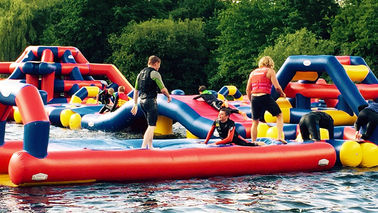 Parque inflável adulto da água da explosão da aventura de Aflex do parque da água para o jogo do esporte de água